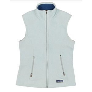 Patagonia Synchilla Women's‎ Sleeveless Vest in Blue Freeze Size Medium